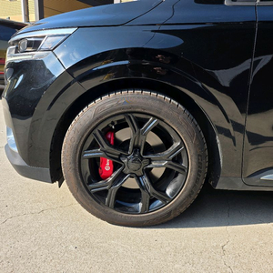 개인 카니발 스팅어 블랙 19인치 휠 타이어 4P 캘리퍼