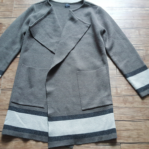 사이즈55 66 77 롱가디건 도톰 니트 재킷 쟈켓