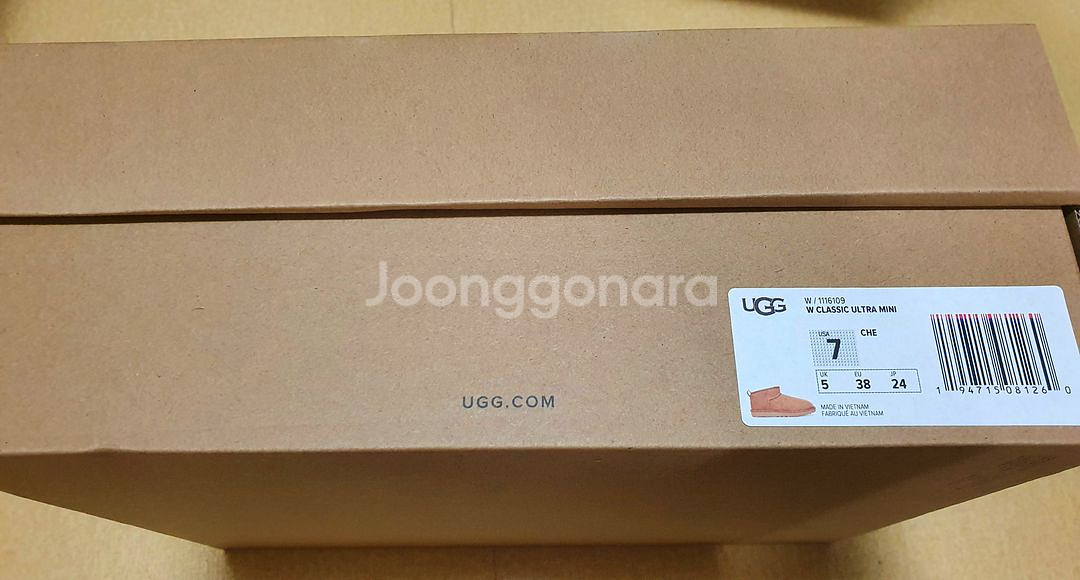 (새거) 어그 클래식 울트라 미니 240 US 7W--5