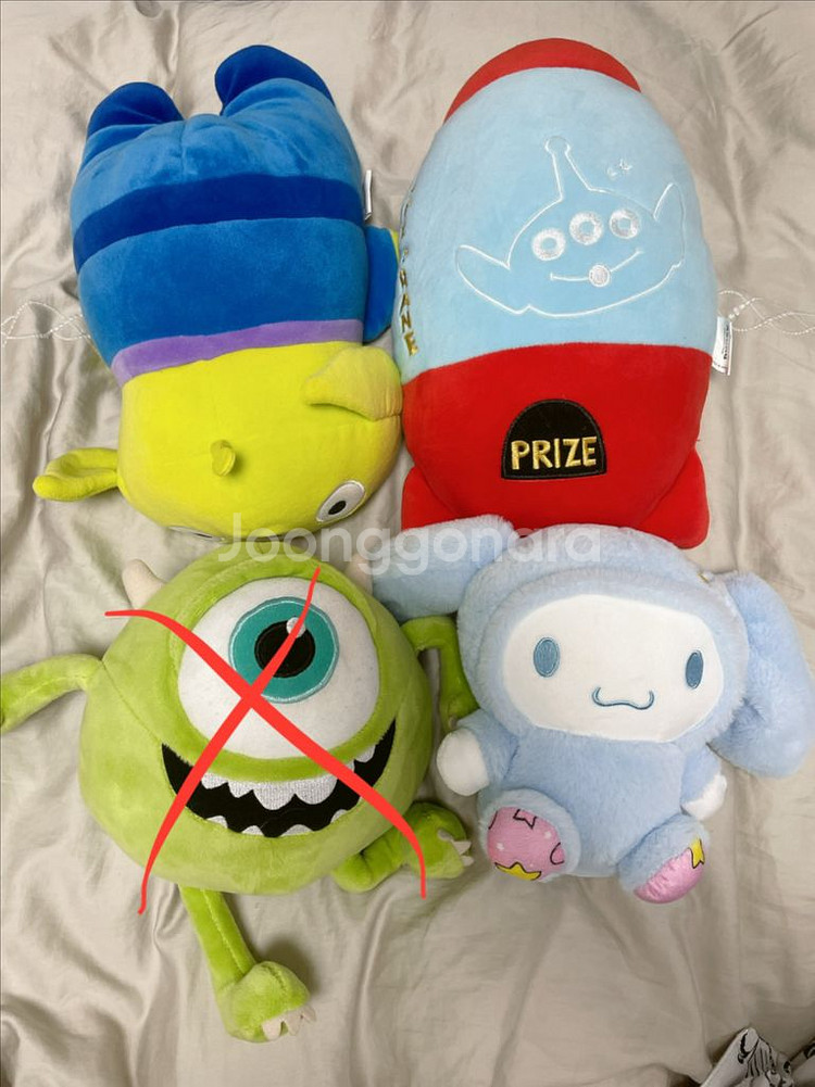 디즈니 토이스토리 알린, 몬스터주식회사 마이크, 산리오 시나모롤 인형--0