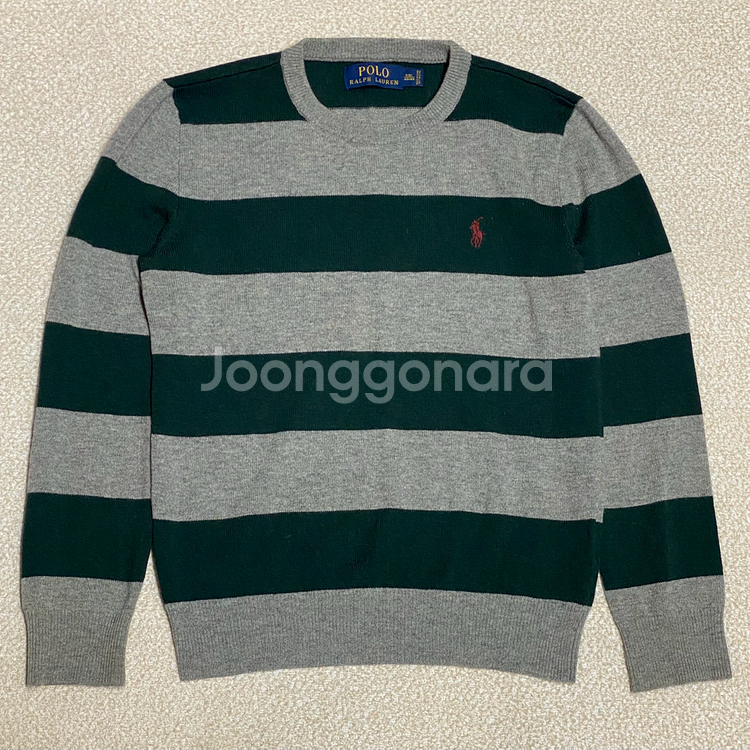 (정품) 폴로 신형 키즈 스트라이프 니트 8세--0