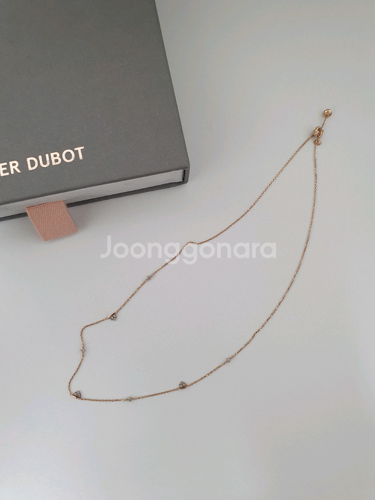 디디에두보 14k 다이아 초커 목걸이--1