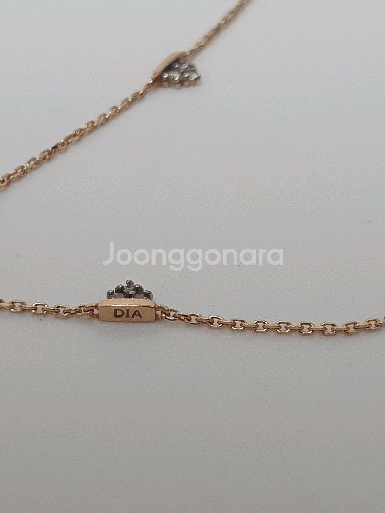 디디에두보 14k 다이아 초커 목걸이--3