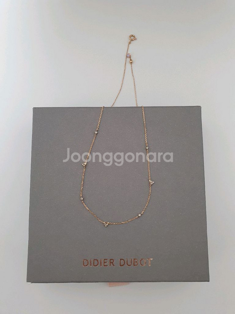 디디에두보 14k 다이아 초커 목걸이--2
