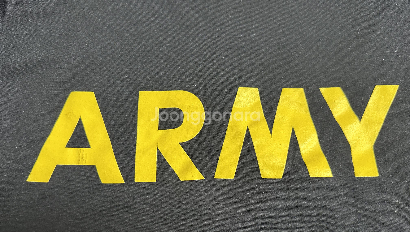 미육군 APFU 체육복 트레이닝복 반팔 티셔츠 (M) (1)--4