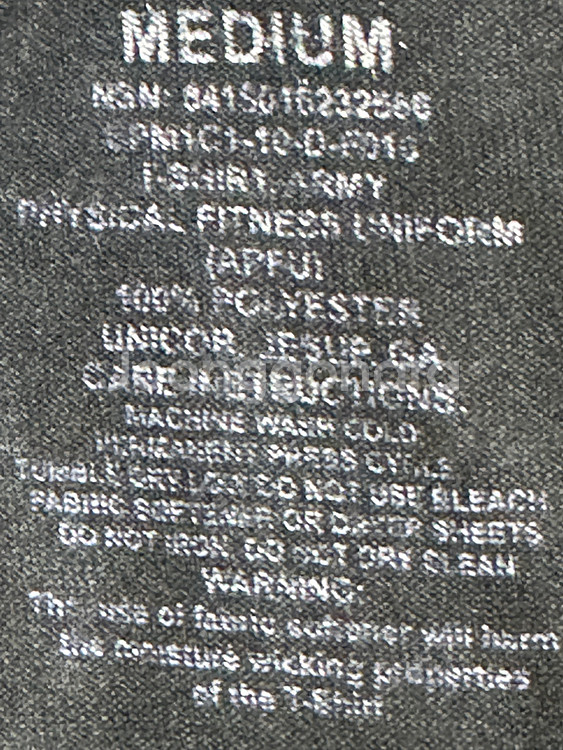 미육군 APFU 체육복 트레이닝복 반팔 티셔츠 (M) (2)--5