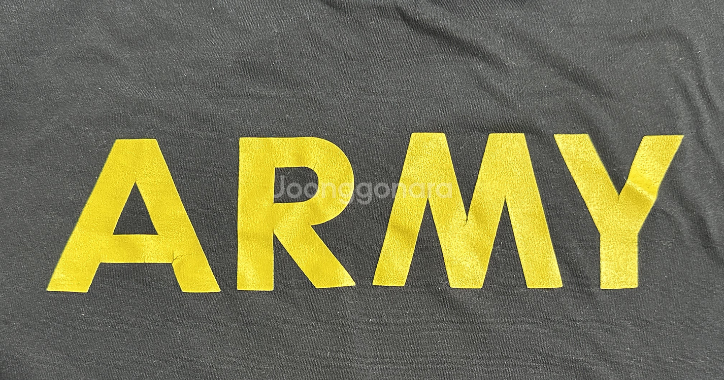 미육군 APFU 체육복 트레이닝복 반팔 티셔츠 (M) (3)--4