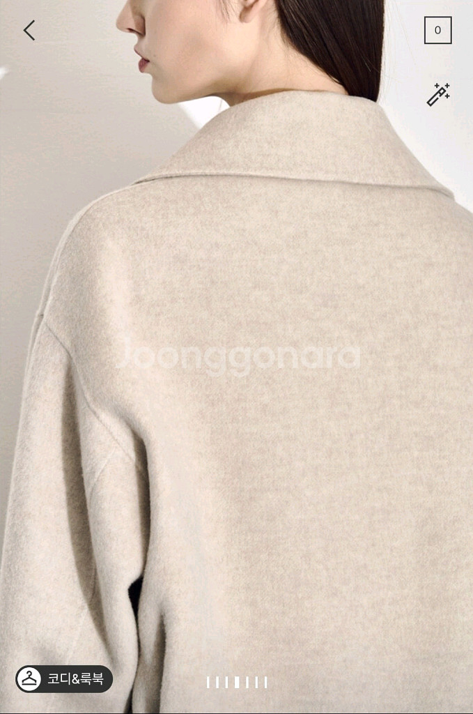 [새상품] 한섬 타임 캐시미어 블렌드 핸드메이드 자켓 55/랑방 더캐시미어--13