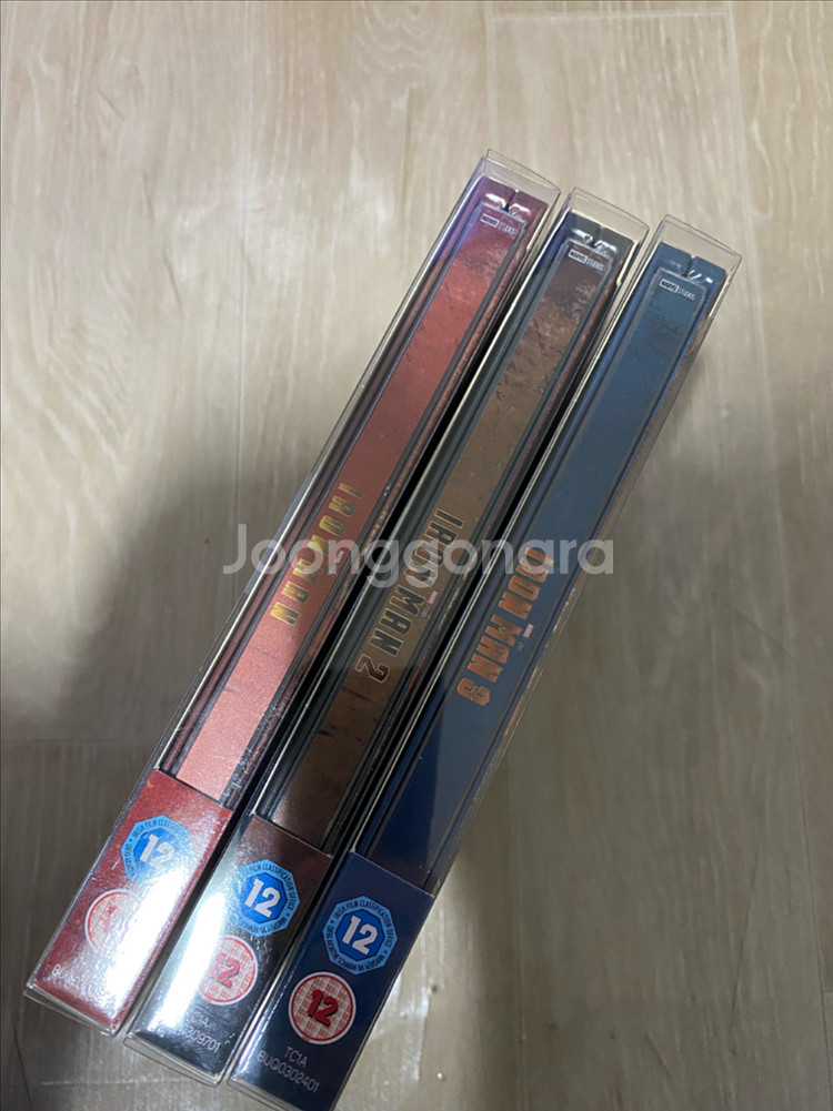블루레이 아이언맨 1~3 4K 스틸북 일괄 판매합니다.--0