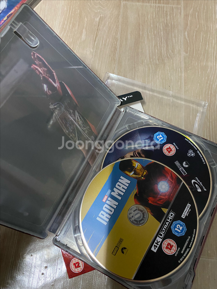 블루레이 아이언맨 1~3 4K 스틸북 일괄 판매합니다.--5