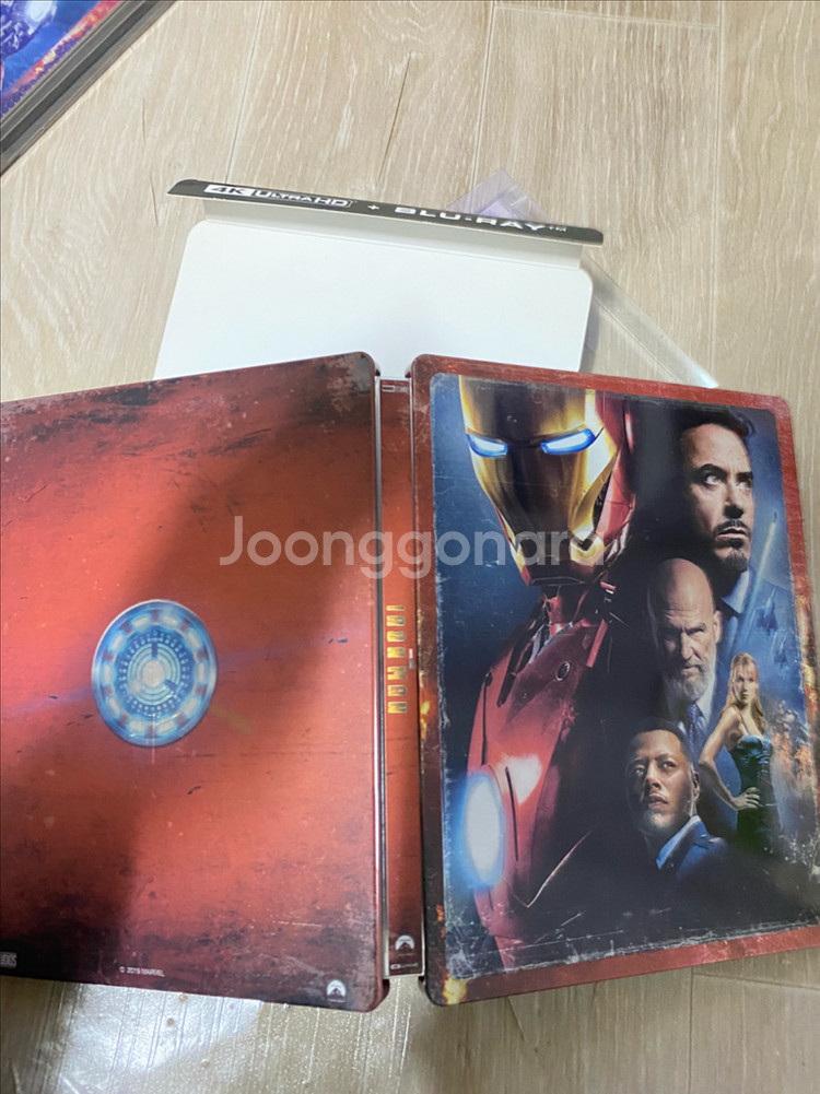블루레이 아이언맨 1~3 4K 스틸북 일괄 판매합니다.--4