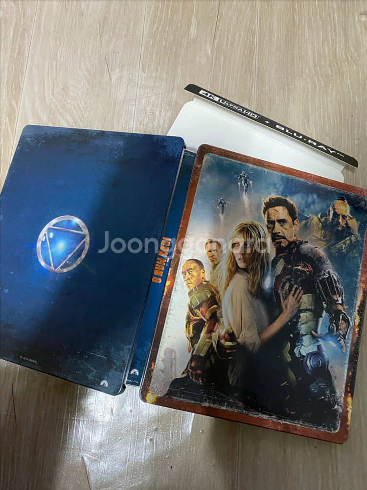 블루레이 아이언맨 1~3 4K 스틸북 일괄 판매합니다.--8