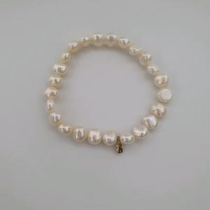 토스 18k 못난이 진주 팔찌