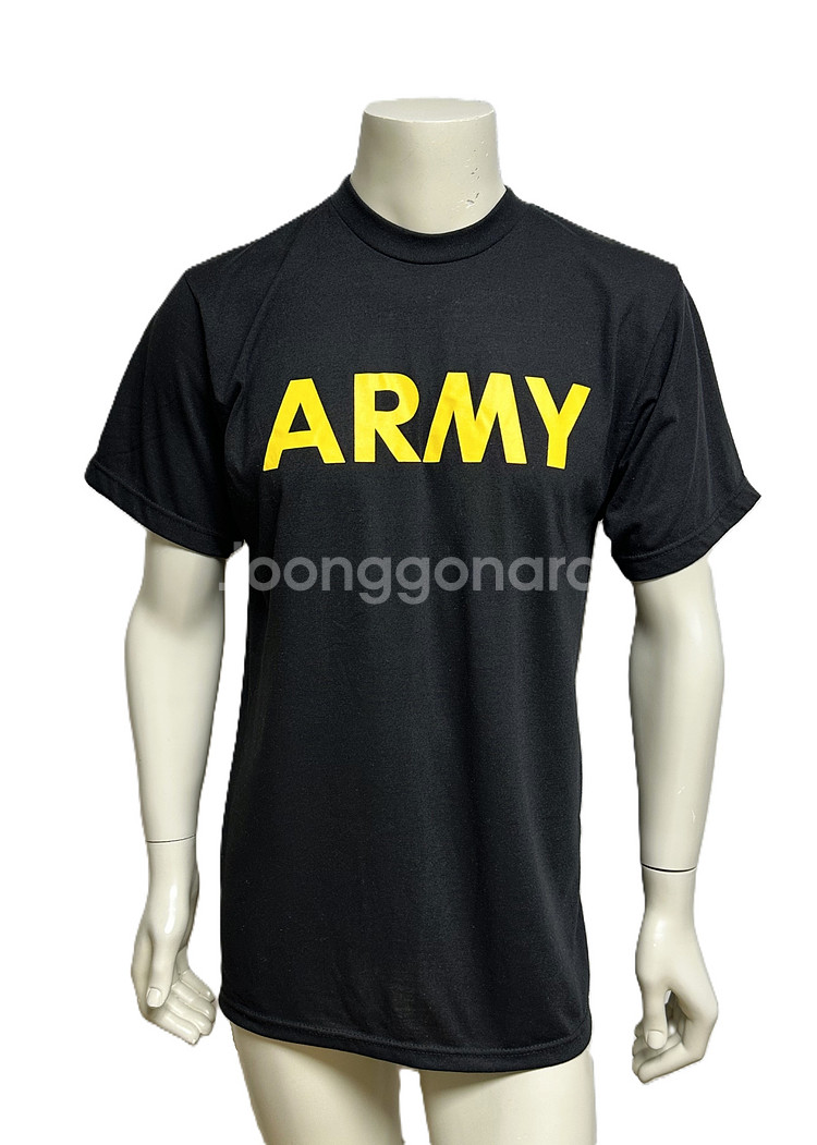 미육군 APFU 체육복 트레이닝복 반팔 티셔츠 (M) (7)--0