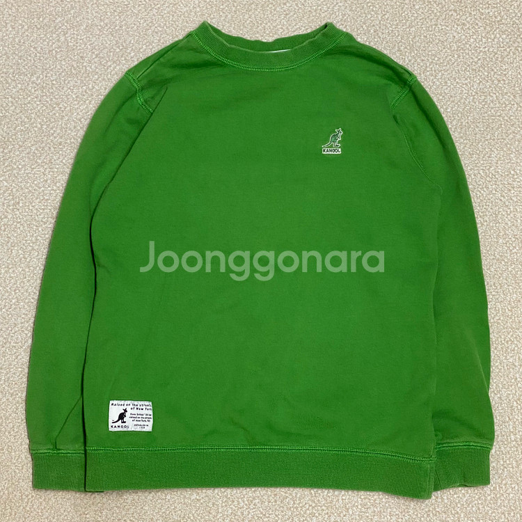 (정품) 캉골 키즈 그린 맨투맨 145 9-10세--0