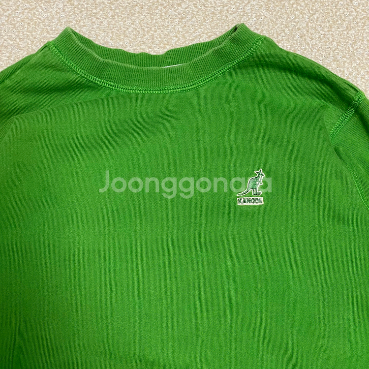 (정품) 캉골 키즈 그린 맨투맨 145 9-10세--1