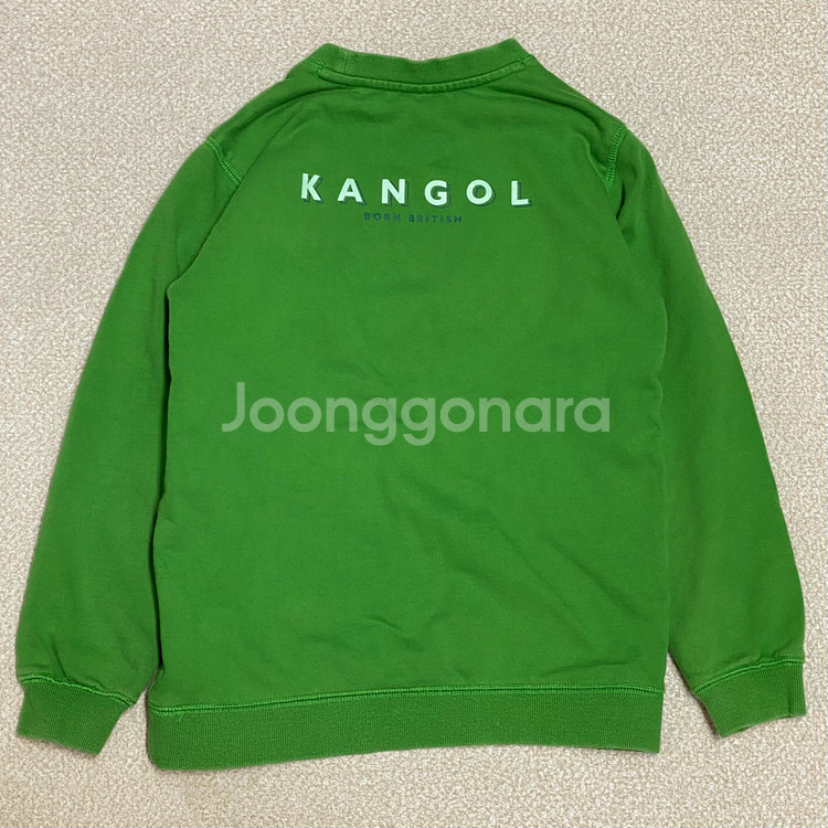 (정품) 캉골 키즈 그린 맨투맨 145 9-10세--2