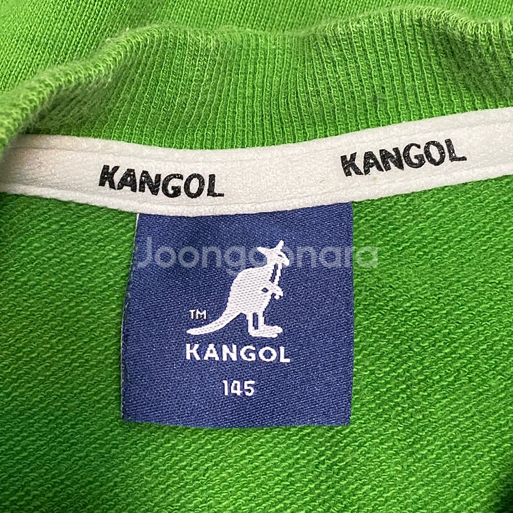 (정품) 캉골 키즈 그린 맨투맨 145 9-10세--4