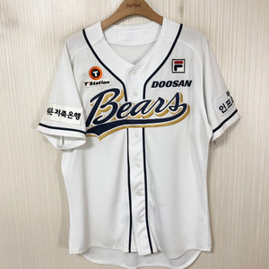 KBO 필라 두산베어스 어센틱 스페셜 홈유니폼/져지 105 #24 오재원