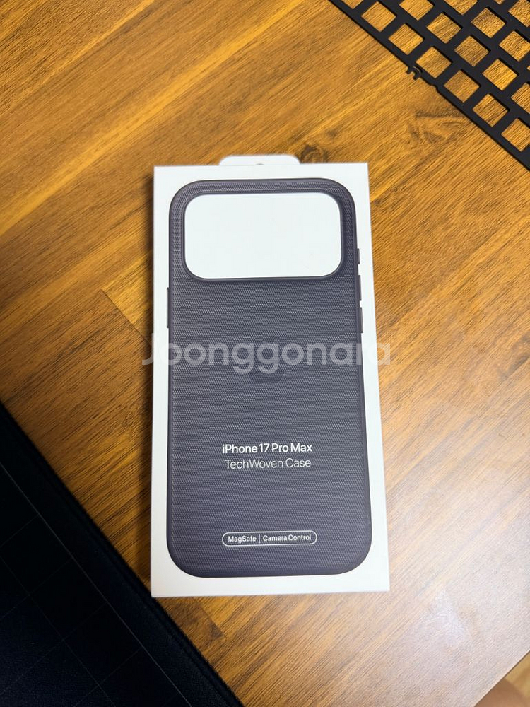아이폰17프로맥스 테크우븐 블랙 정품 미개봉--0