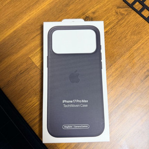 아이폰17프로맥스 테크우븐 블랙 정품 미개봉