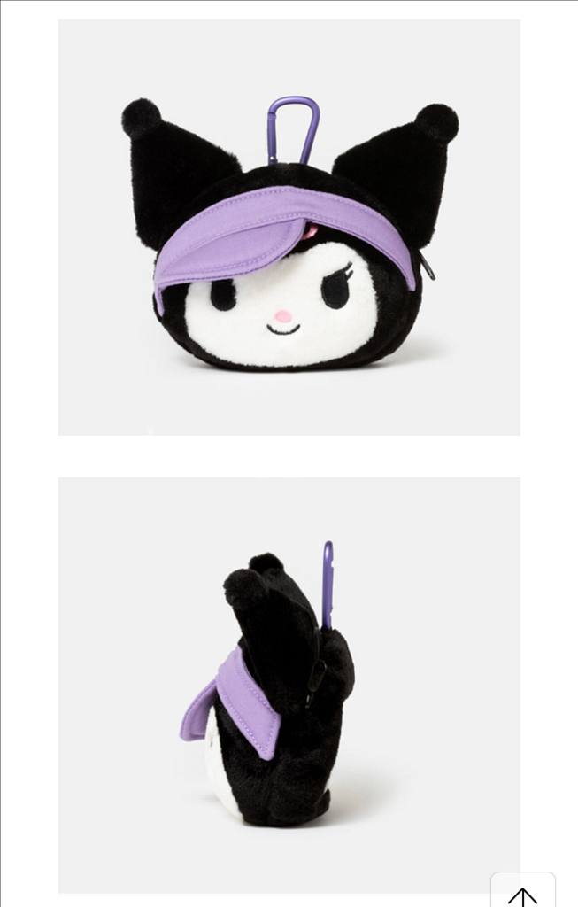 산리오 쿠로미 네임택 파우치 골프--2