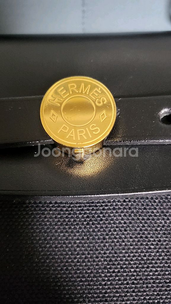 에르메스 에르백 31 블랙 금장--1