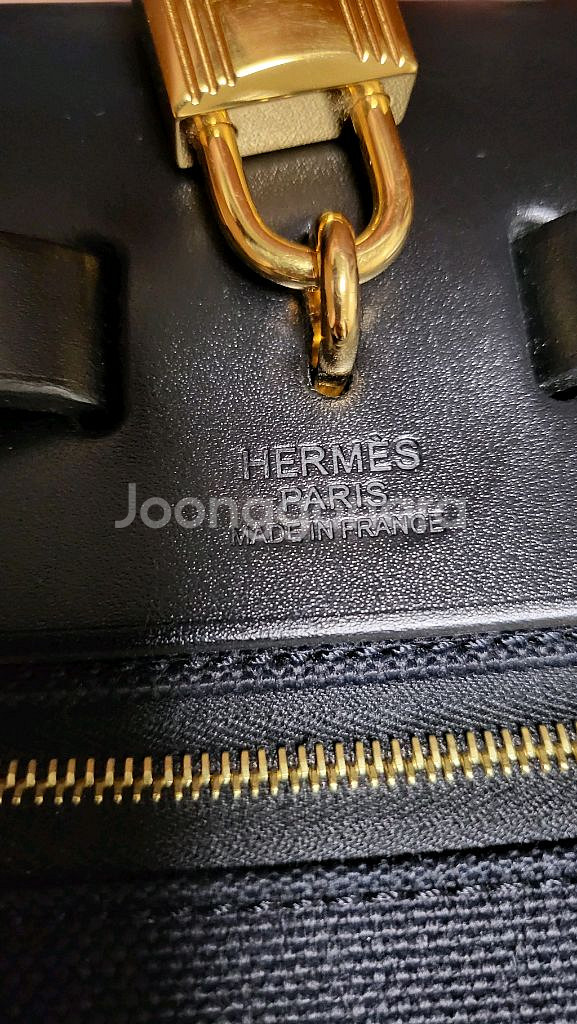 에르메스 에르백 31 블랙 금장--8