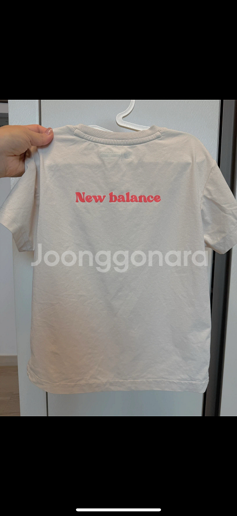 키즈 뉴발란스 110 반팔상의 티셔츠--1