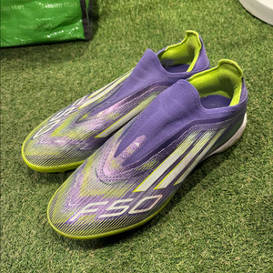 아디다스 F50 풋살화 보라/형광 LL 275 프로