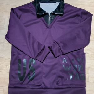 새옷 77-88 여성 기모 카라 지퍼 집업 긴팔 티셔츠