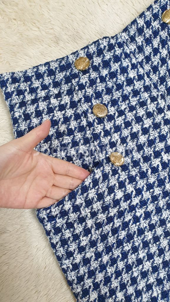 [여성28] 정품 ZARA 자라 트위드 와이드팬츠 새것--2