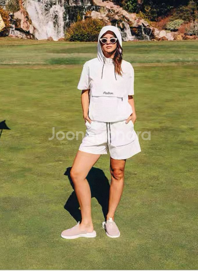 말본 여성 후드반바지 세트--5