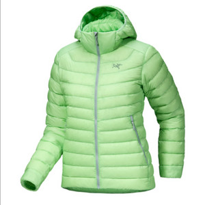 아크테릭스 세륨 후디 우먼 스톤그린 L 새제품 판매 [페기구 착용]