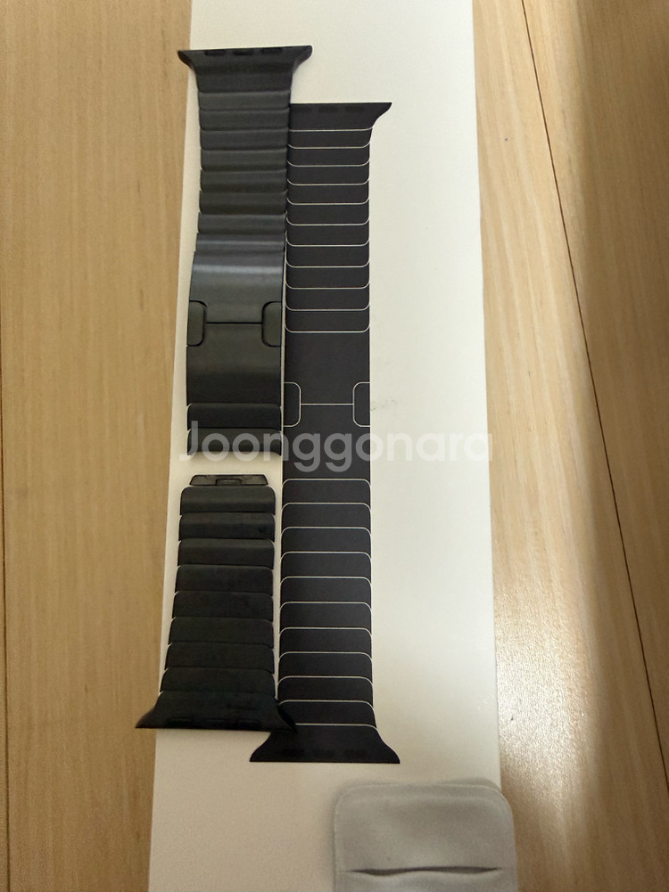 애플워치 링크브레이슬릿 블랙 (44~49mm공용)--1