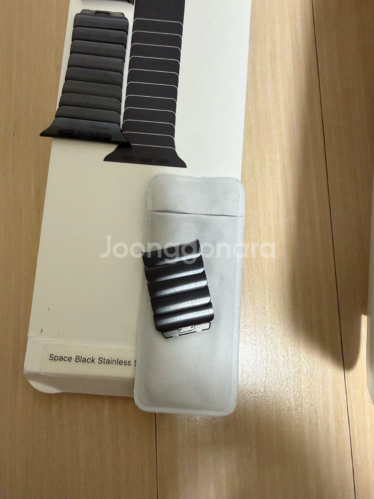 애플워치 링크브레이슬릿 블랙 (44~49mm공용)--2