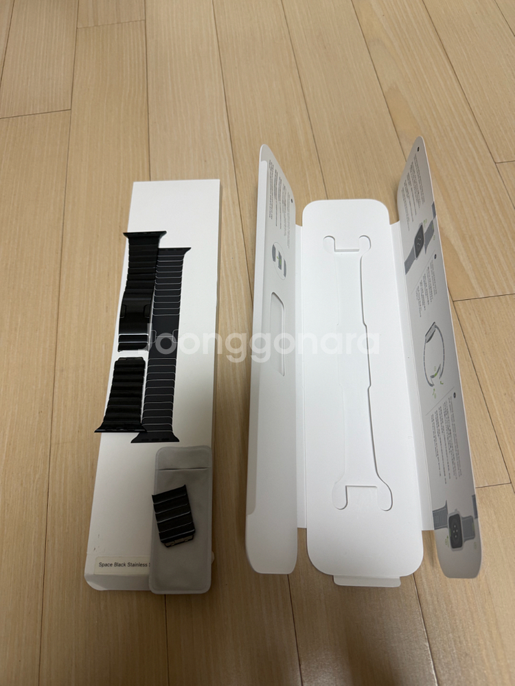 애플워치 링크브레이슬릿 블랙 (44~49mm공용)--0