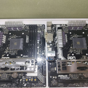ASRock AB350M Pro4 메인보드 2개