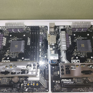 ASRock AB350M Pro4 메인보드 2개