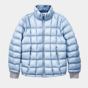 999휴머니티 모듈러 라이트 구스 푸퍼 패딩 스카이블루