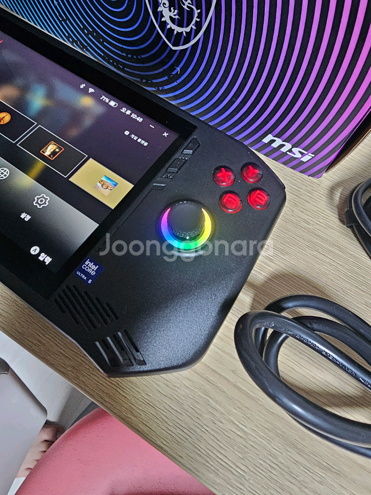 msi Claw umpc 풀박스 팝니다.--2