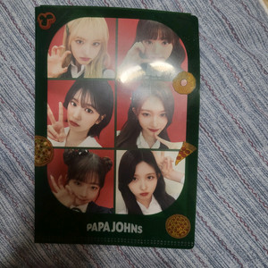 파파존스 아이브 포토카드 굿즈