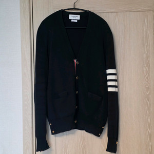 [새상품급/3] 톰브라운 사선완장 밀라노스티치 금장 가디건 3사이즈