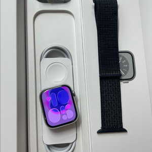 애플워치8스테인리스 45mm 실버 SSS급
