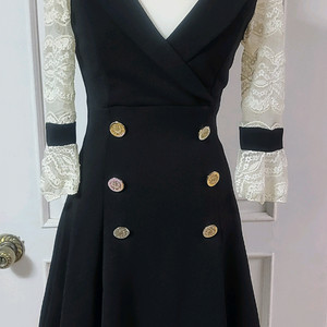 섹시 미니 미디 원피스 블랙 레이스 블레이져 원피스 7부 소매