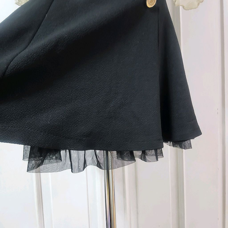 섹시 미니 미디 원피스 블랙 레이스 블레이져 반팔 원피스 이미지