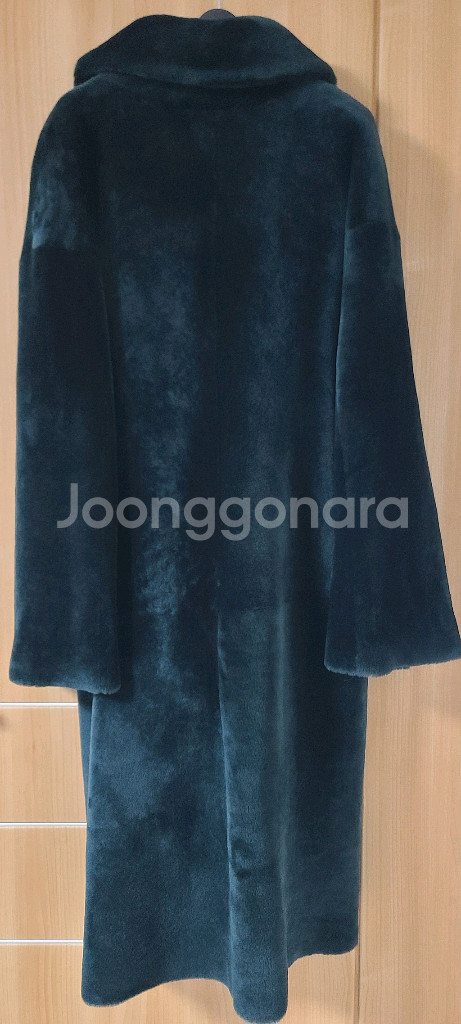 한섬 UTZON 리버서블 시어링 무스탕 코트--12