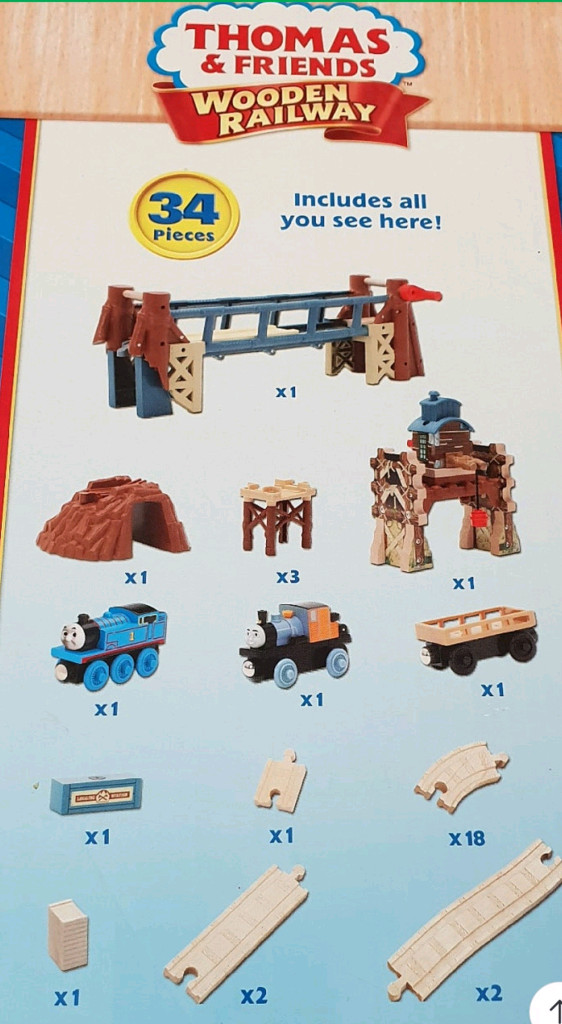 토마스와친구들 원목 기차 미스티 아일랜드 어드벤처 레일세트--3