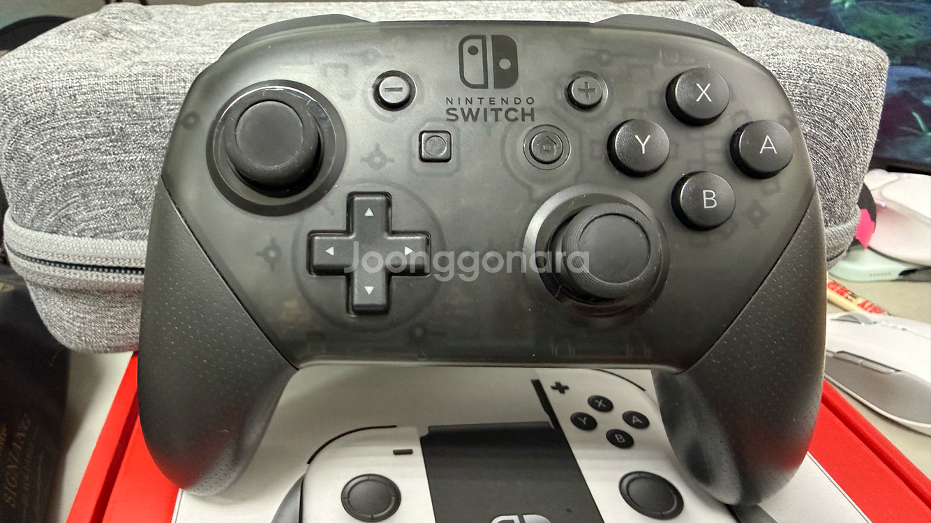 닌텐도 스위치 OLED 화이트, 스위치프로컨트롤러, 탐탁 케이스--6