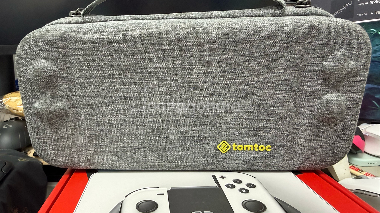 닌텐도 스위치 OLED 화이트, 스위치프로컨트롤러, 탐탁 케이스--7